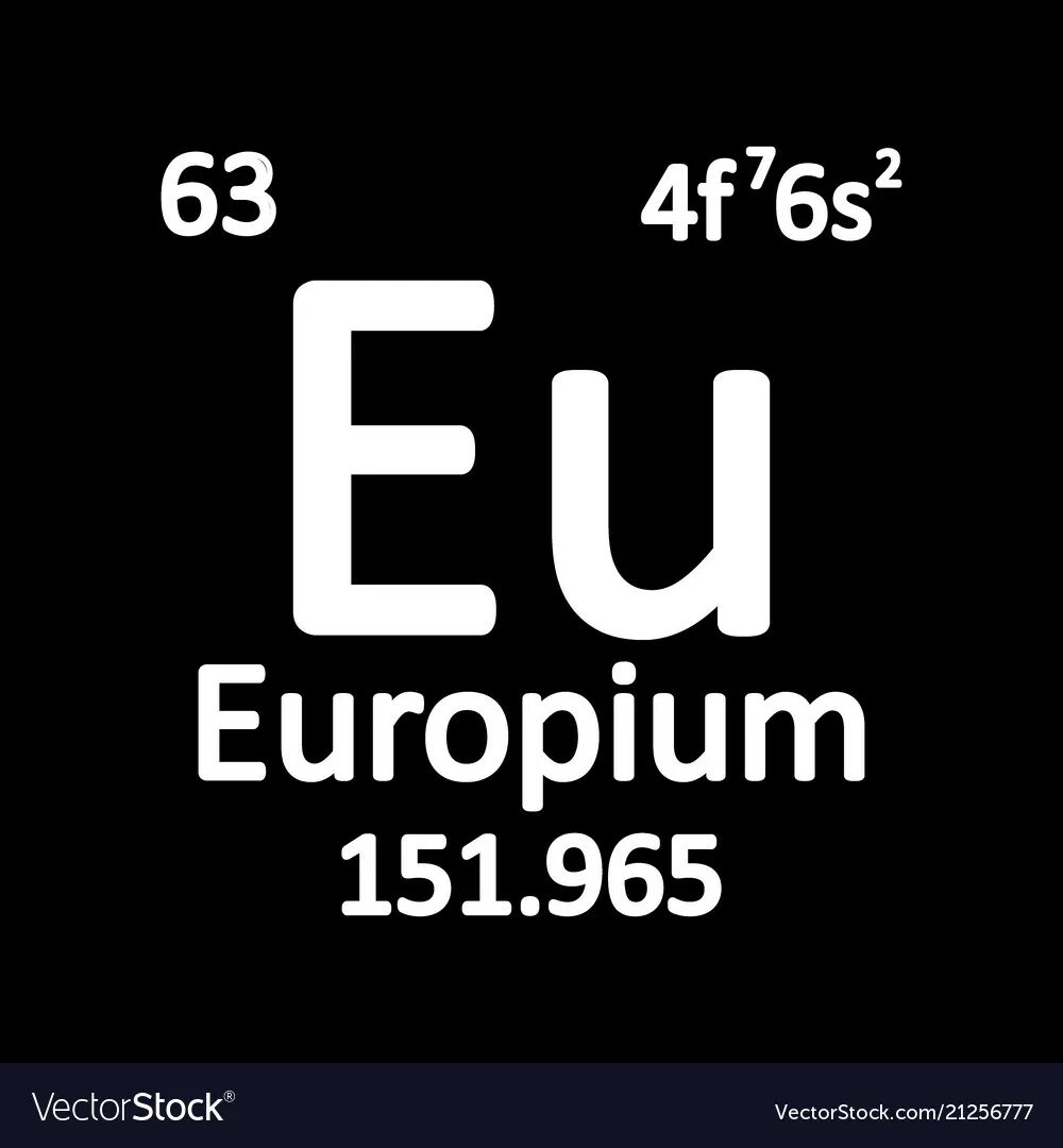 Европий химический элемент. Европий элемент. Европий вектор. Европий номер элемента.