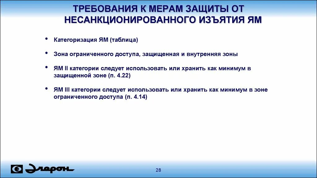 Требования к мерам информации. Обход внутренних мер защиты.