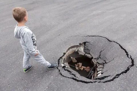 Surface hole