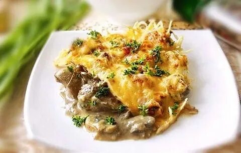 Печень с сыром