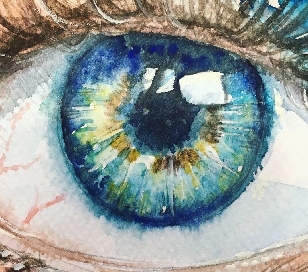 Глазки краски. Глаз акварелью. Зрачок акварелью. Голубые глаза акварелью. Глаза акварелью реалистично.