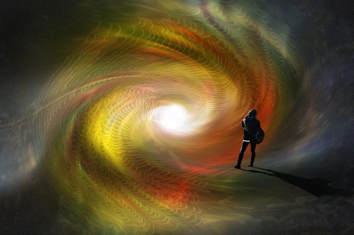 Радуга человек. Внутренняя свобода. Ченнелинг терапия. Поток людей. Воображение абстракция.