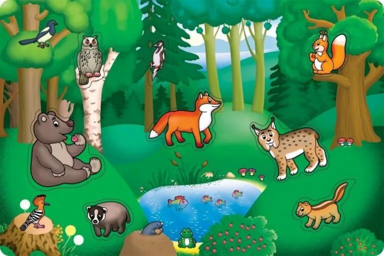 Про диких и домашних. Лесные животные для детей. Обитатели леса для детей. Звери в лесу для детей. Животные леса для детского сада.