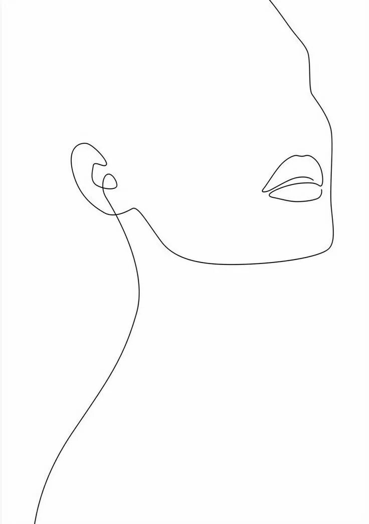 Лицо line