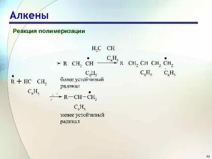 Алкены реакция разложения