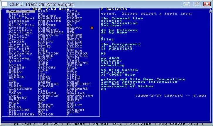 Операционная система free dos. Ms dos 4. Ms-dos 4. Ms-dos 4. Изображение интерфейса ос ms-dos версии 5.