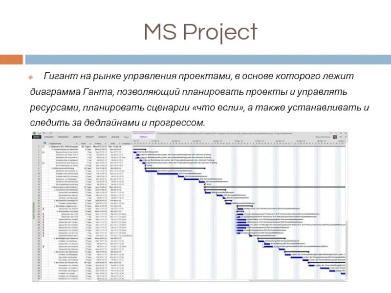 Проектное управление график