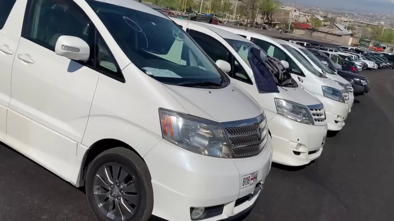 Тойота альфард 2004. Тойота альфард на армянских. Машина альфард 2004. Toyota Alphard 2004. Армения купить авто с пробегом в рублях