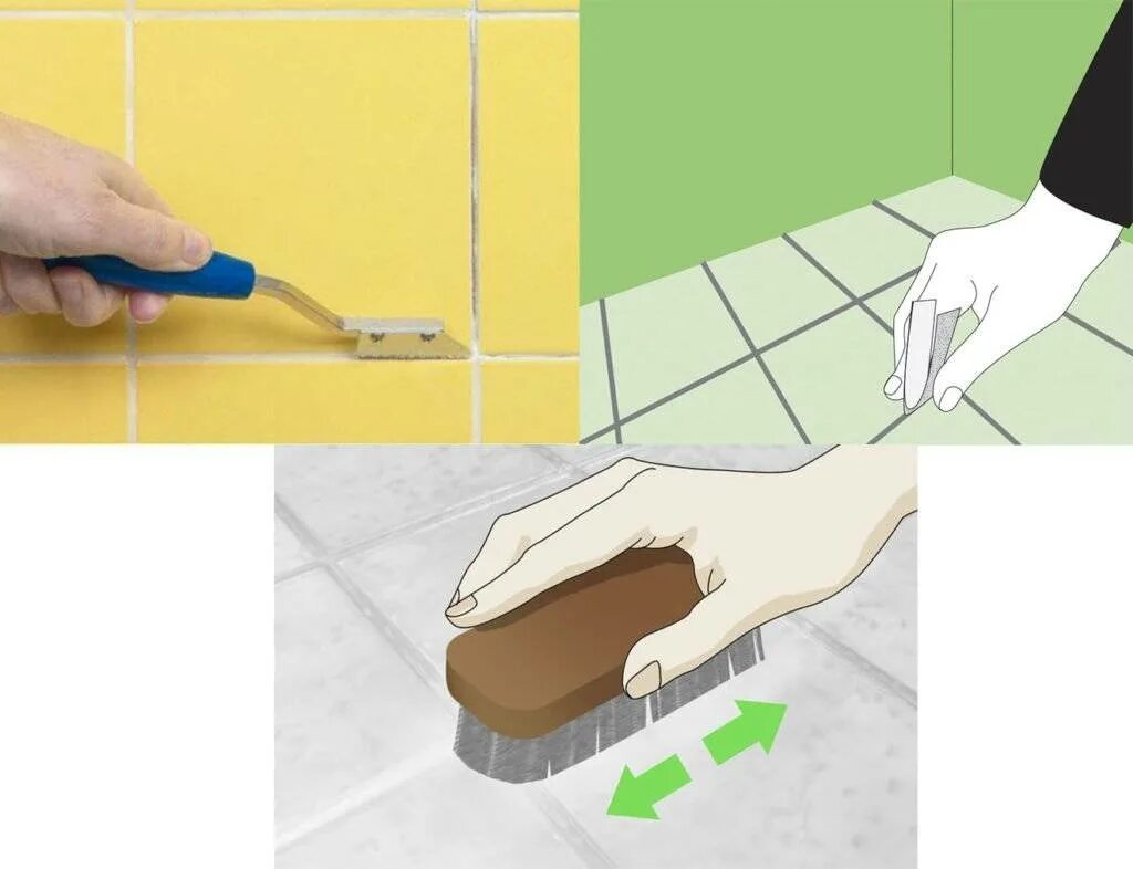 Отбелить кафельную плитку