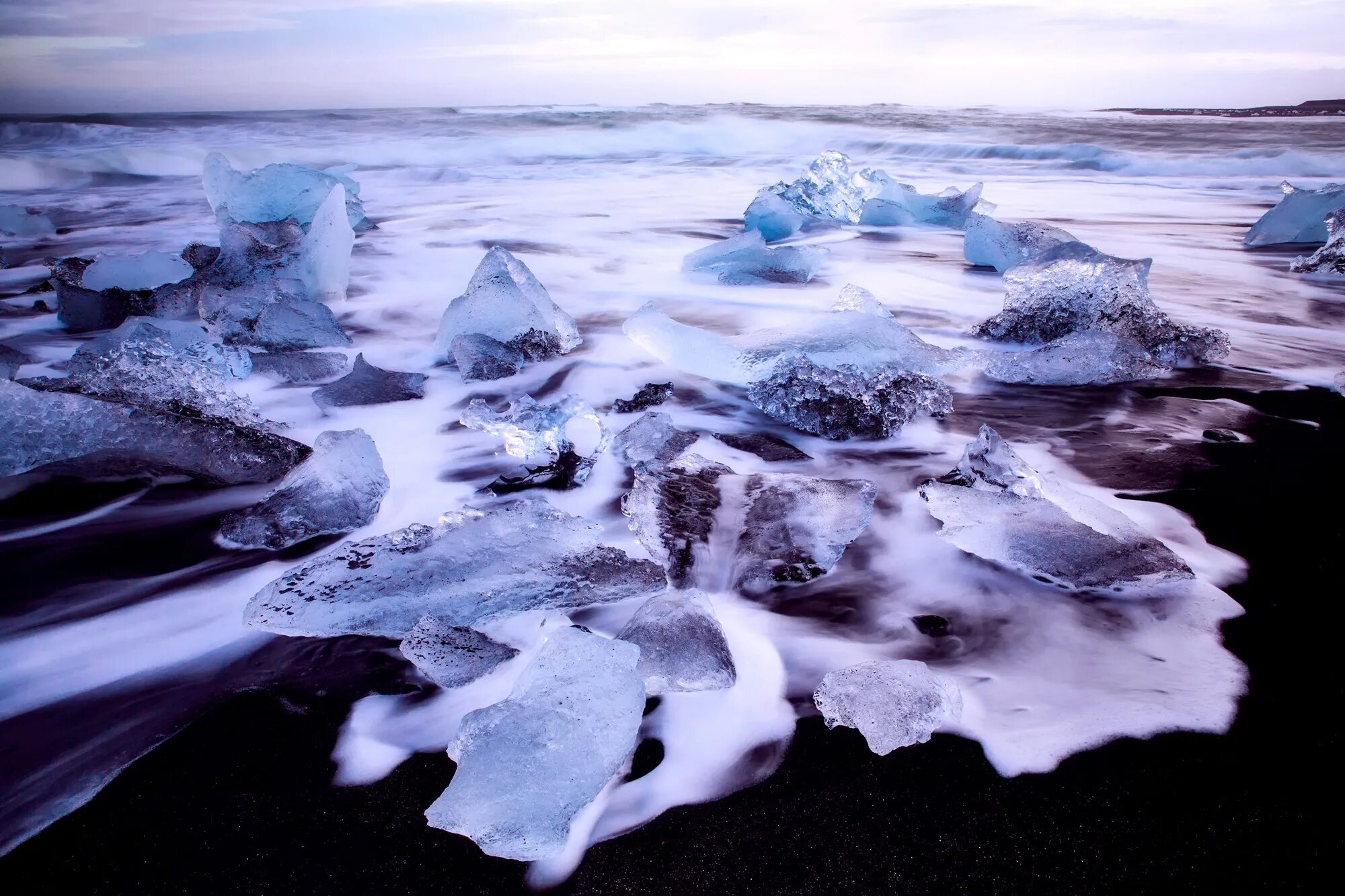 Frozen ocean