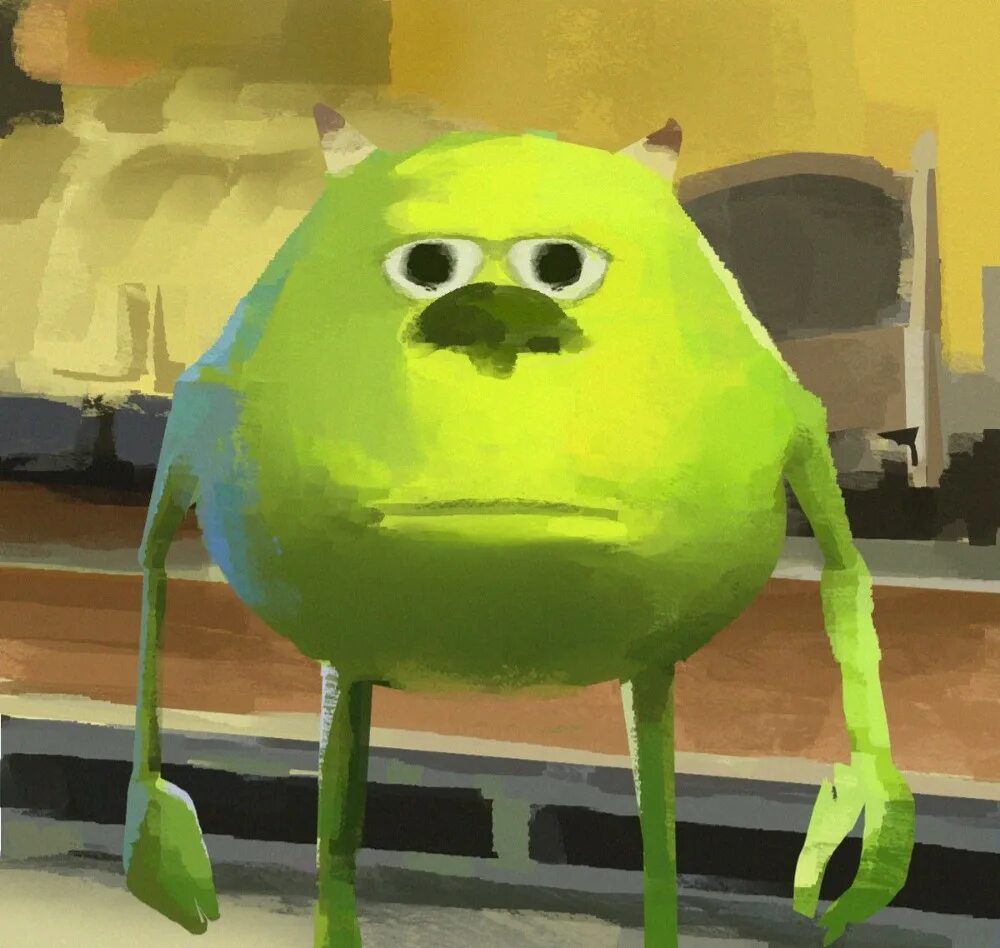 Майк из корпорации монстров мем. Мемный майк вазовский. Майк вазовски с лмцом сальи. Корпорация монстров майк вазовски мем. Майк вазовски с 2 глазами.