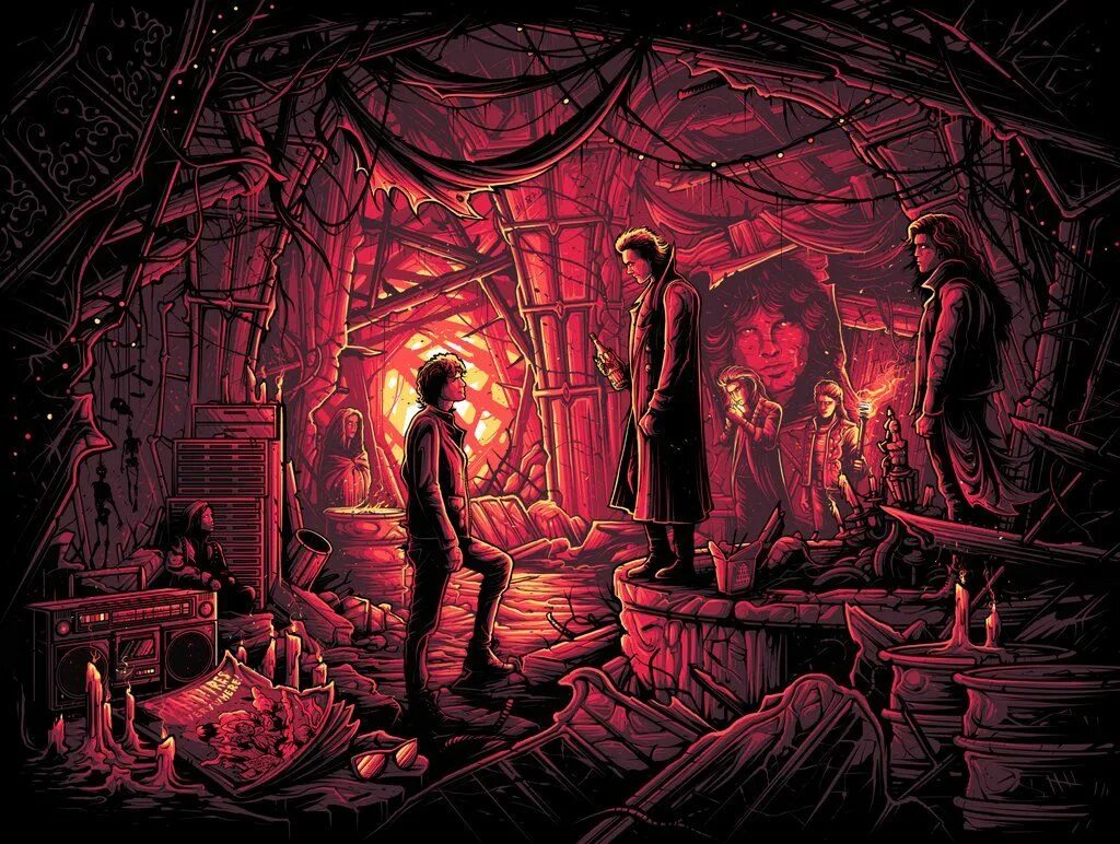 Алик хоррор. Dan Mumford. Дэн Мамфорд арт. Дэн Мамфорд арты.