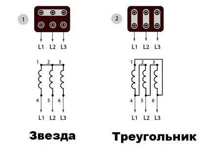 Звезда треугольник подключение 220