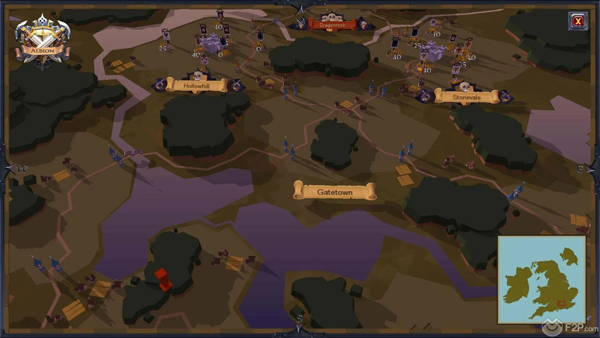 Albion map