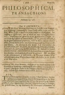 Philosophical transactions of the royal society