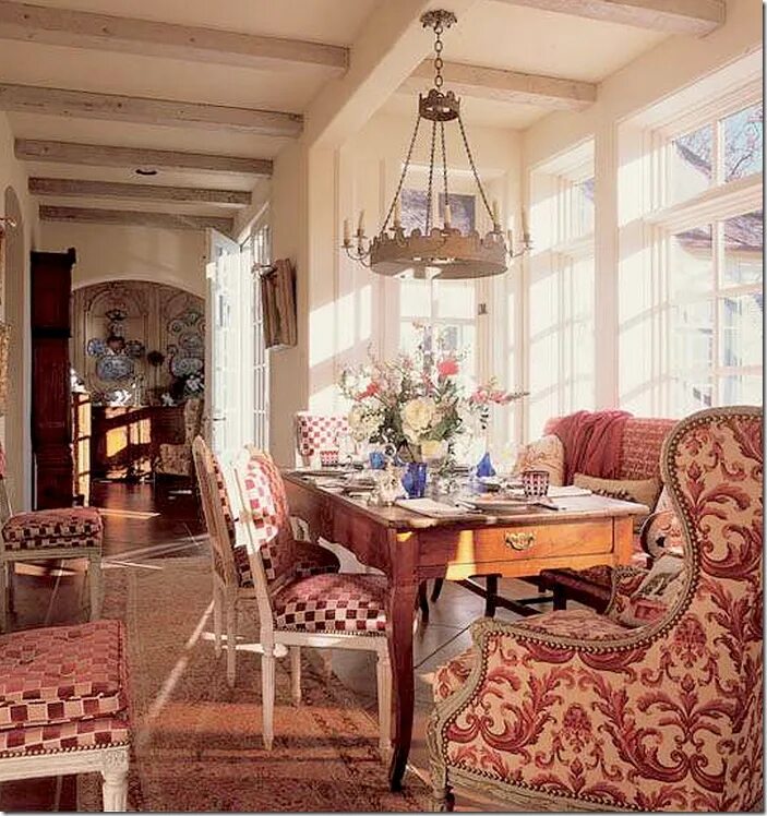 In Memoriam French country dining, French country decorating, Country decor