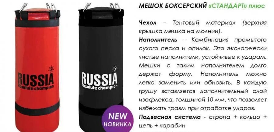 Чем наполнить боксерскую