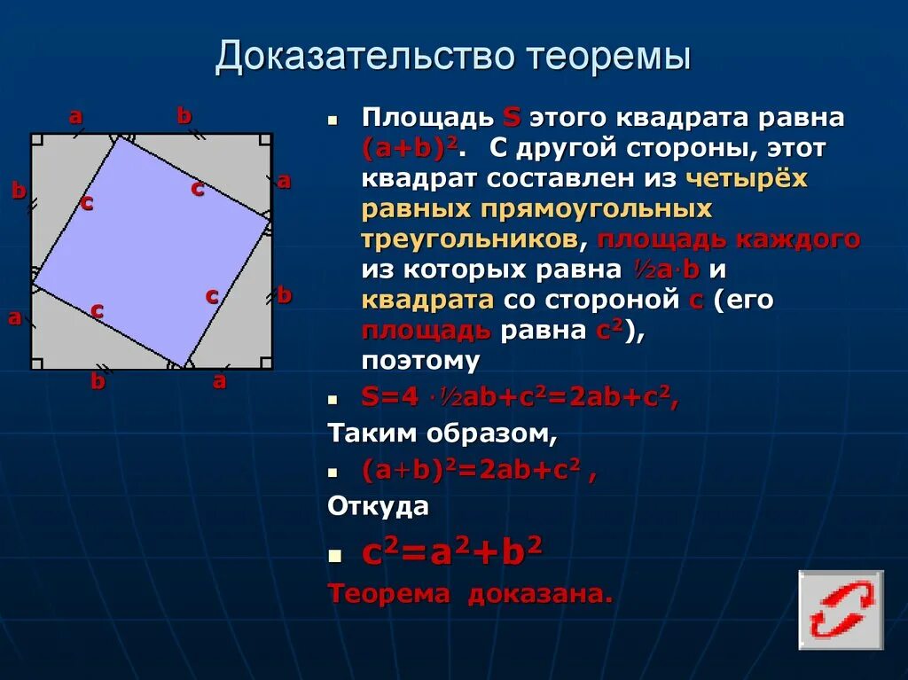 Квадрата равна произведению 2 его смежных сторон. Доказательство телремы Лема. Теорема Лемма доказательство. Теорема Пифагора 8 класс геометрия доказательство. Теорема Пифагора 8 класс геометрия.