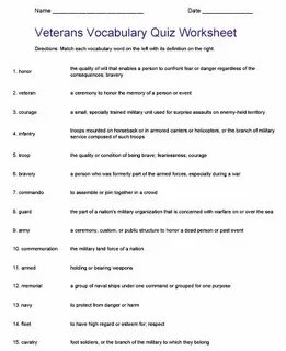 The vocab quiz