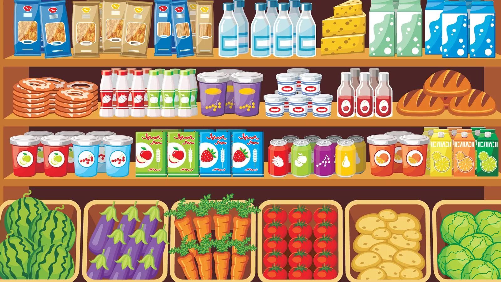 Прилавок с фруктами для детей. Прилавок без фона. Магазин продуктов рисунки. Продавец. Супермаркет для дошкольников.