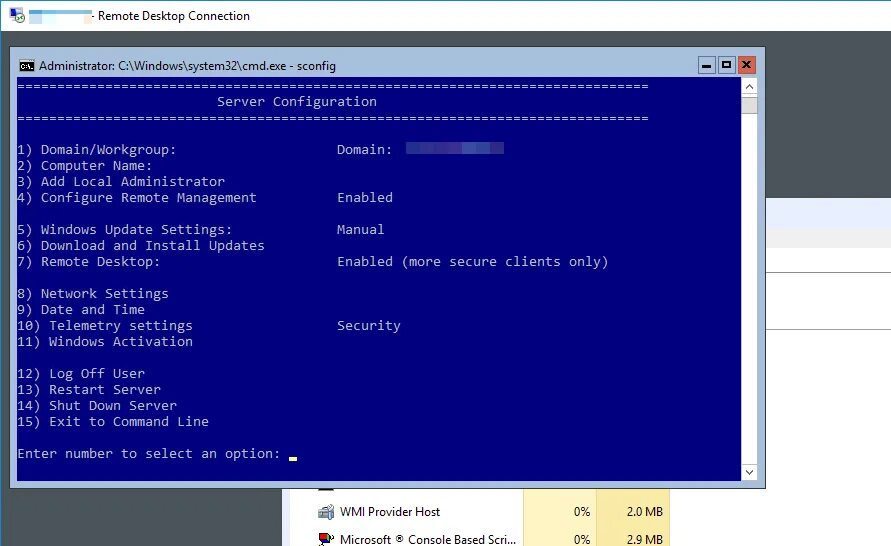 Sconfig. Сервер exe. Sconfig Windows Server. Виндовс сервер 2016 POWERSHELL. Core configuration