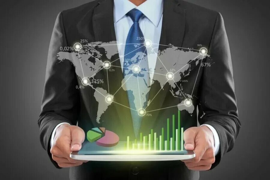 Увеличение прозрачности. Диаграмма на белом фоне. Повышение прозрачности процессов. Увеличение продаж. Увеличение прозрачности.