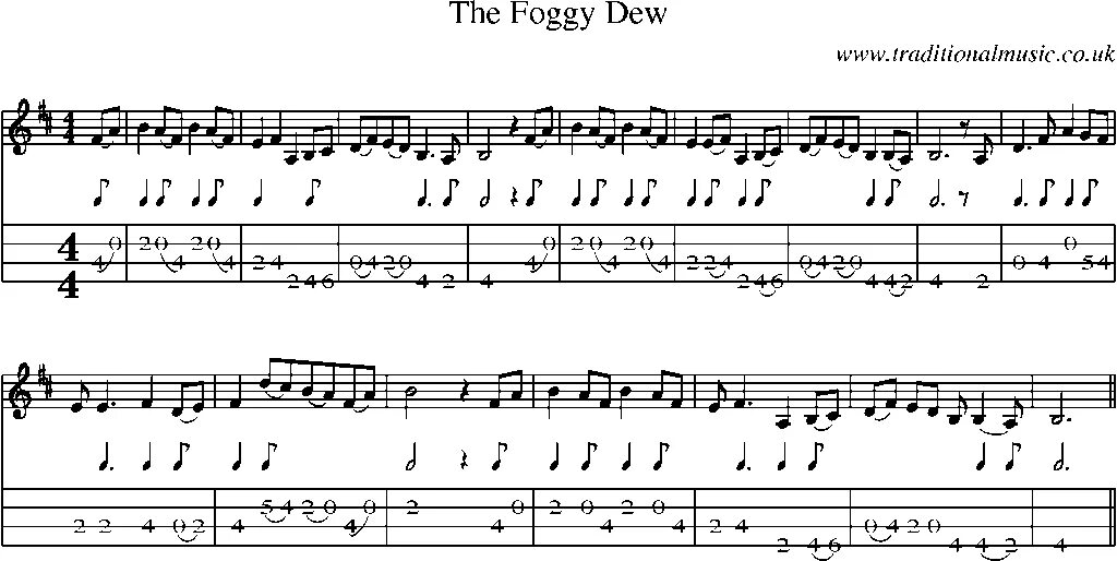 Foggy Dew. Foggy Dew Ноты. Foggy Dew Mandolin. Foggy Dew Tabs.