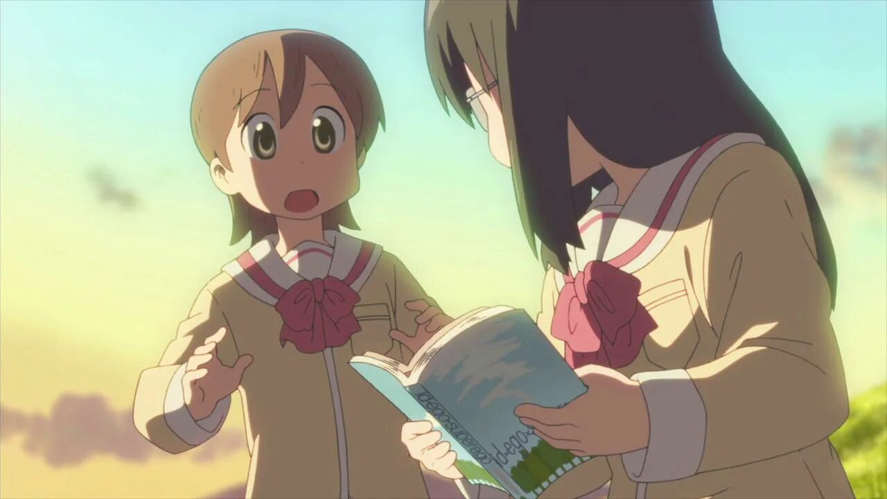 Мелочи жизни день рождения. Мелочи жизни / Nichijou (2011). Аниме мелочи жизни 1 сезон. Аниме моменты. Мелочи жизни мультсериал кадры.