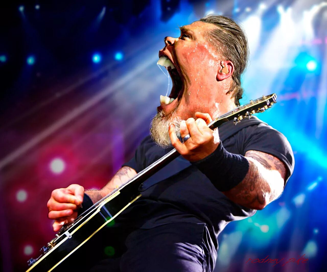 Metallica James Hetfield. James Hetfield Concert.