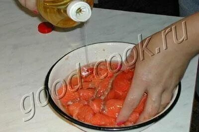 Засолить мелкую форель