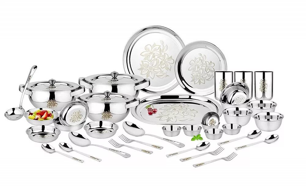 Набор посуды dinner Set. Столовый набор посуды 13 предметов PCS dinner Set. Dinner cloche Stainless Steel. Dinner set