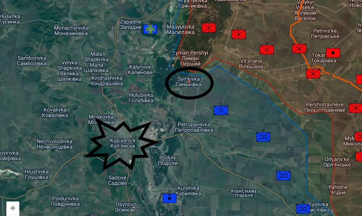 Купянское направление синьковка новости. Синьковка Украина на карте боевых действий. Синьковка Харьковская область на карте боевых действий. Синьковка карта боевых действий. Карта войны на Украине Купянск.