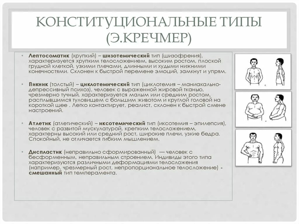 Теории характера человека. Конституциональная теория э. Кречмера. Конституциональная теория темперамента э Кречмера. Типы темперамента по э.Кречмеру.. Эрнст Кречмер темперамент.