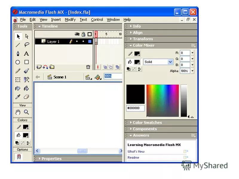 Flash editor. Элементы интерфейса редактора flash. macromedia flash 8 интерфейс. интерфейс программы macromedia flash. картинка flash редактор.