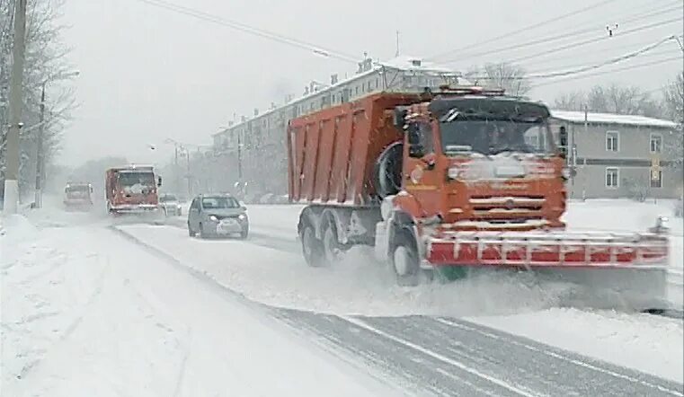 Сколько снега в камазе