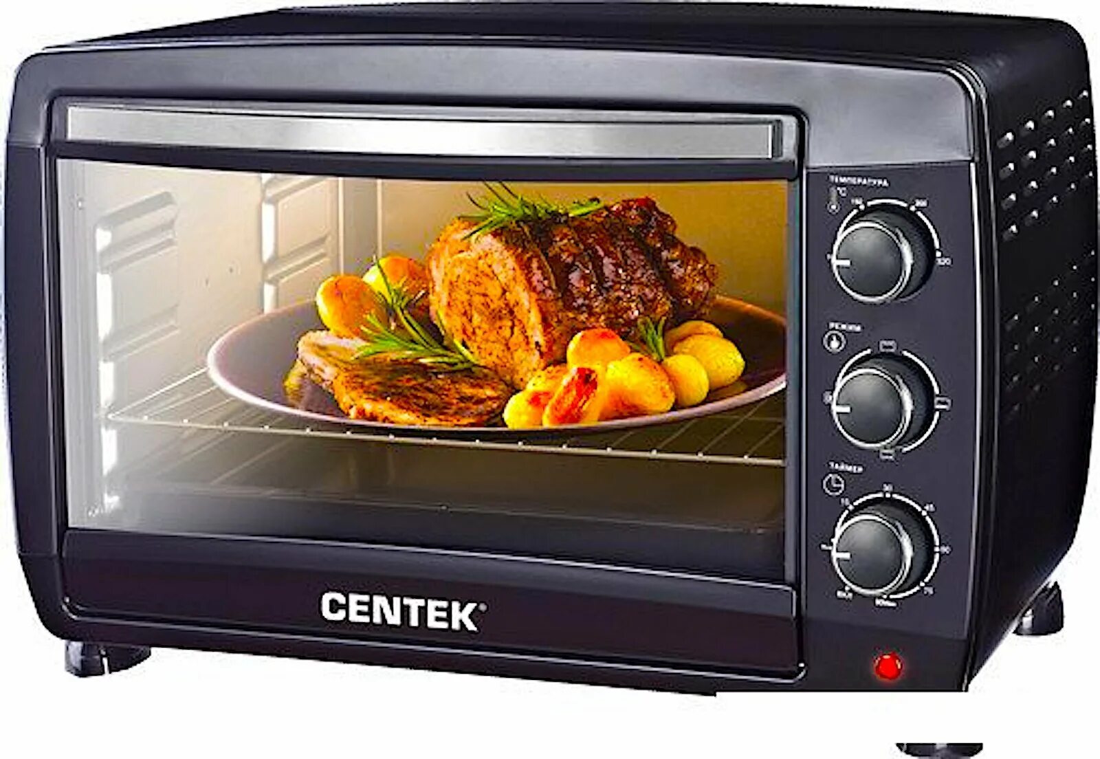 Мини печь СЕНТЕК 1532-46. CENTEK CT-1532-46. Жарочный шкаф CENTEK CT-1532-46 Convection. Печь CENTEK CT-1532-46 Red. Духовка электрическая настольная отзывы