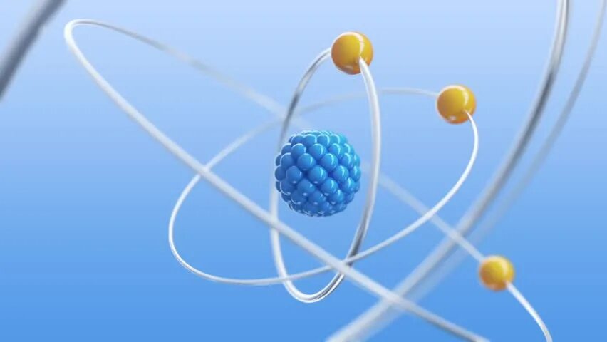 Включи атом. Атом красивый. Атом на голубом фоне. Физика фон. Ядерная физика атом.
