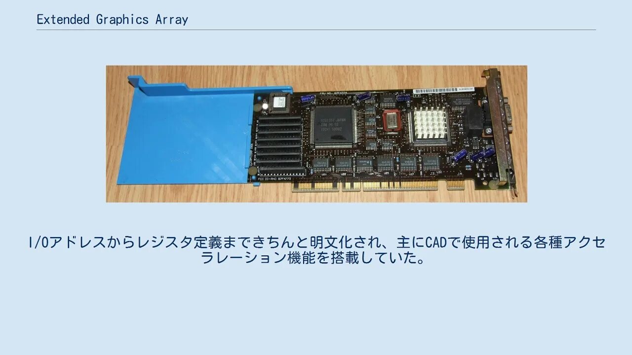Array extend. Extended graphics array.