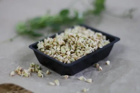 Зеленая гречка в духовке