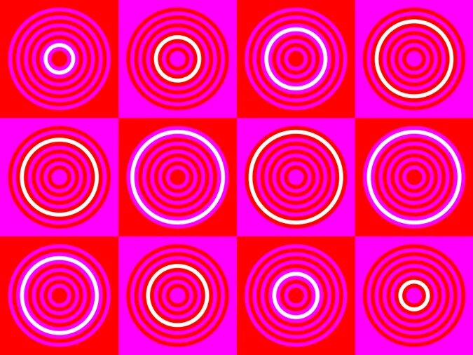 зрительные иллюзии контраст. оптические контрасты. оптические контрасты. оптические контрасты. колеса томпсона оп арт.