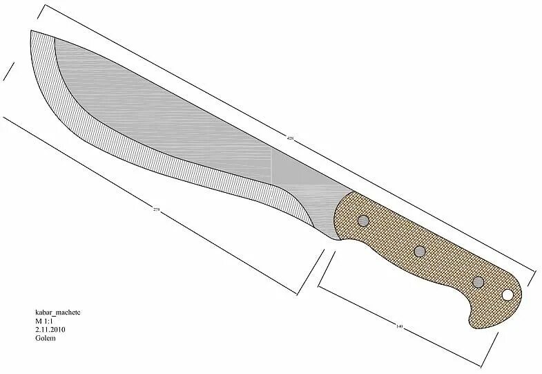 Нож кукри чертежи. Мачете нож кукри чертеж. Нож Тесак мачете. Мачете Григория Соколова чертежи.