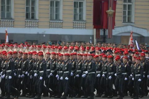 Принял участие в параде победы