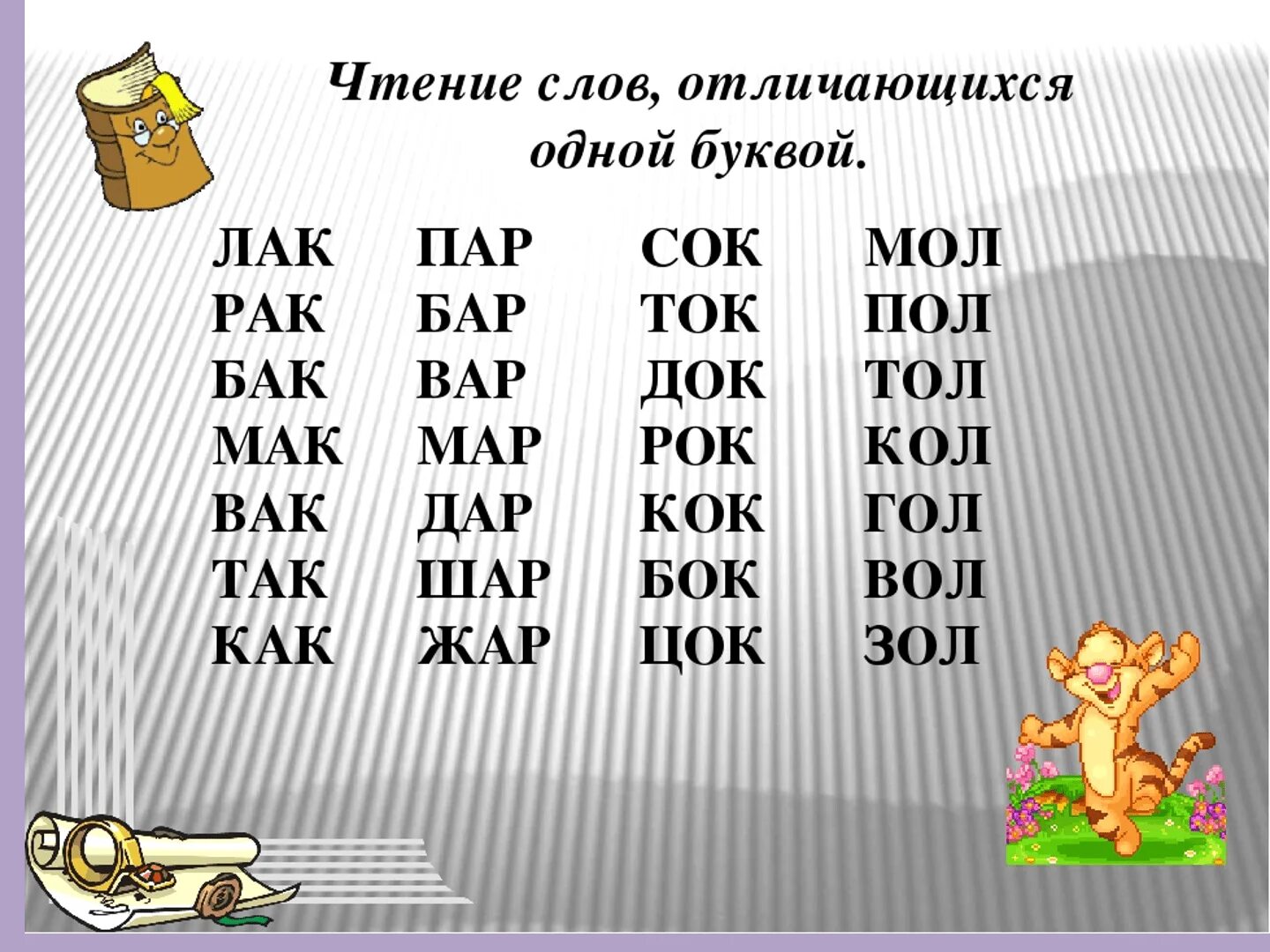 Слова из 5ти букв на к. Слова для чтения. Чтение слов отличающихся одной буквой. Упражнения для чтения для дошкольников. Упражнения для быстрого чтения.