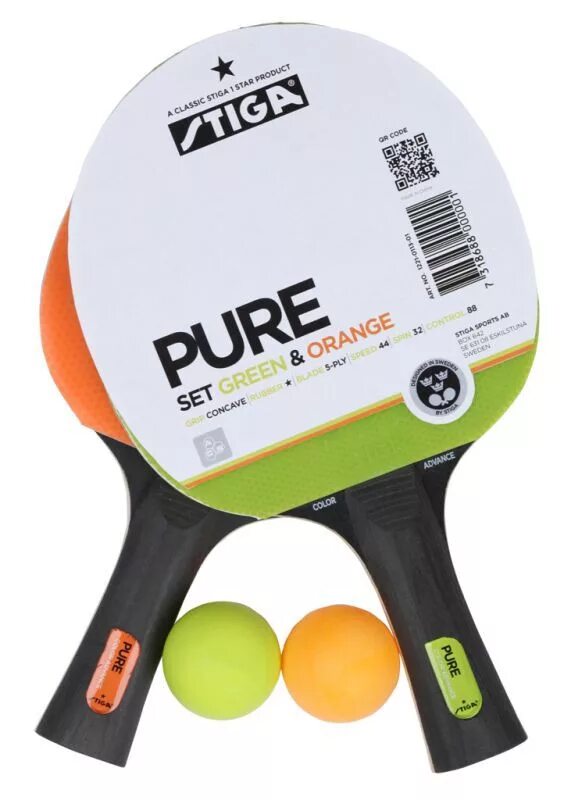 Pure set. Ракетка для настольного тенниса stiga pure. stiga wrb 4 звезды ракетка. теннисная ракетка стига 5 звезд. stiga 2 ракетках.