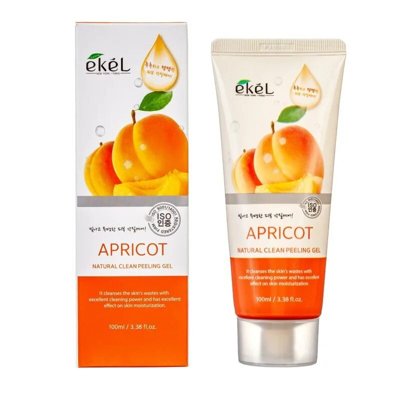 Пилинг-гель (скатка) для лица "абрикос" Ekel natural clean peeling Gel Apricot,100 мл, шт. Ekel пилинг с абрикосом. Ekel пилинг-скатка с абрикосом 100мл. Ekel пилинг-скатка natural clean peeling Gel Apricot с экстрактом абрикоса. Natural clean peeling