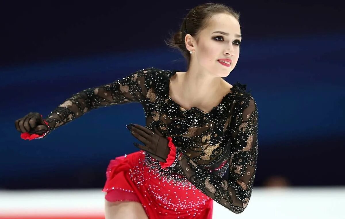 Figuristka Alina Zagitova.