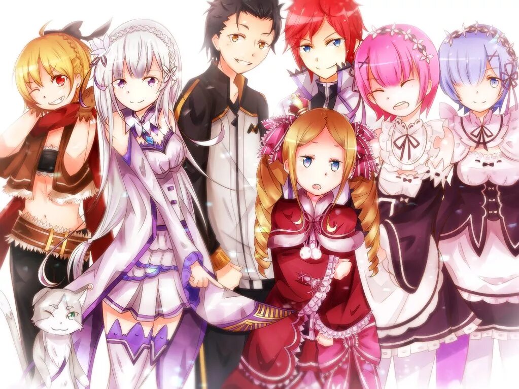 Ре зеро в альтернативном мире. Ре зеро фелт и субару. фелт re zero. re:zero. жизнь с нуля в альтернативном мире. re zero беатрис.