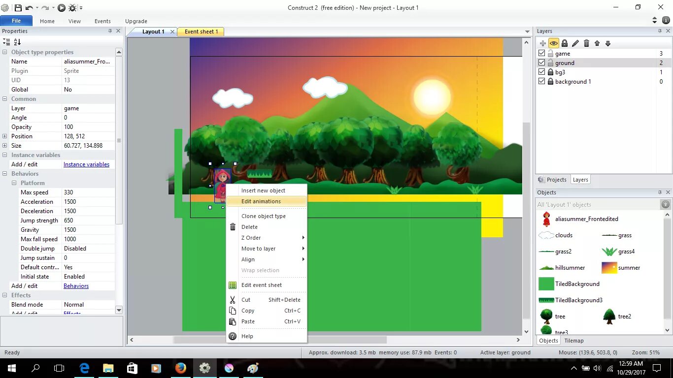 Construct 2 game. Construct 2 game