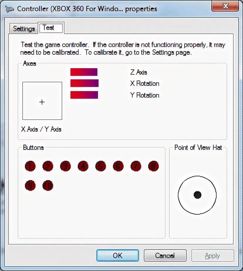 Test controller. Test controller