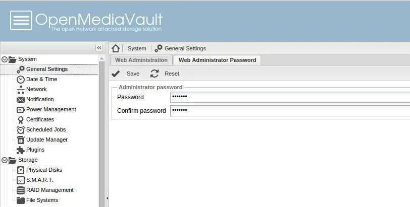 Change administrator password. Smartdent admin password. micronet admin password. openmediavault 3. openmediavault 6.